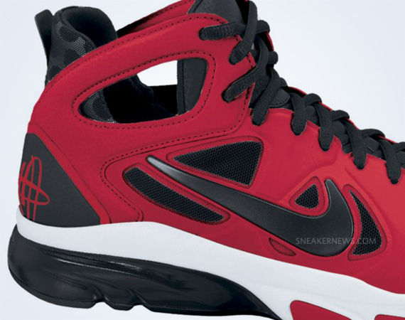 Nike Zoom Huarache Tr Mid 2 Sport Red Black White 4