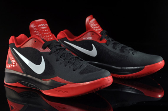 Nike Zoom Hyperdunk 2011 Low Black White Sport Red 4