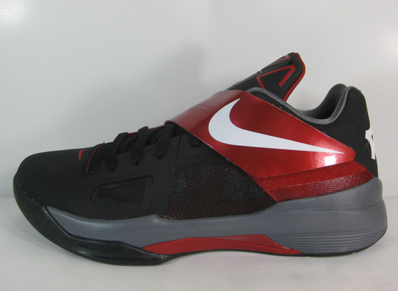 Nike Zoom Kd Iv Black White Varsity Red Ebay 2