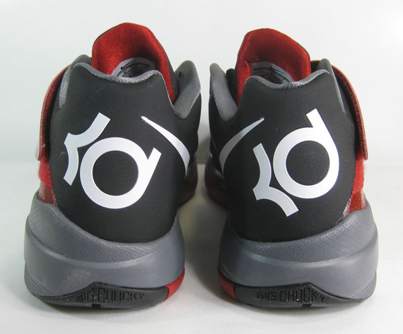 Nike Zoom Kd Iv Black White Varsity Red Ebay 4