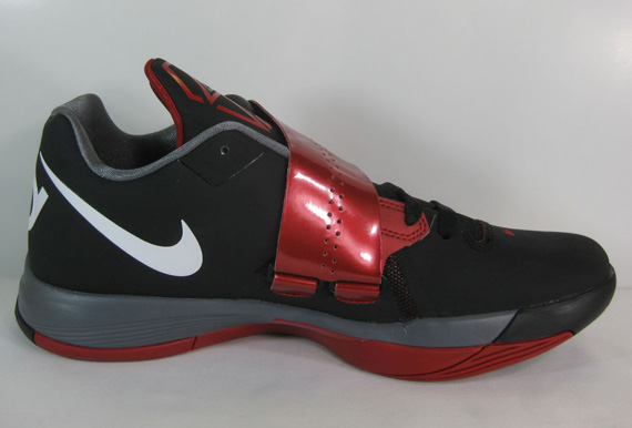 Nike Zoom Kd Iv Black White Varsity Red Ebay 6