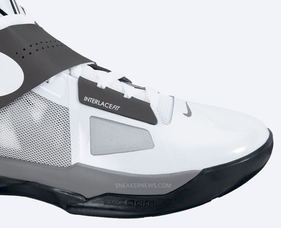 Nike Zoom Kd Iv White Black Cool Grey 5