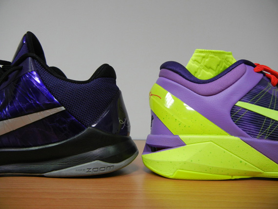 Nike Zoom Kobe Historical Comparison 17