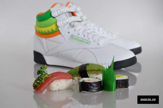 Reebok Freestyle Hi Sushi International Edition J86673 9