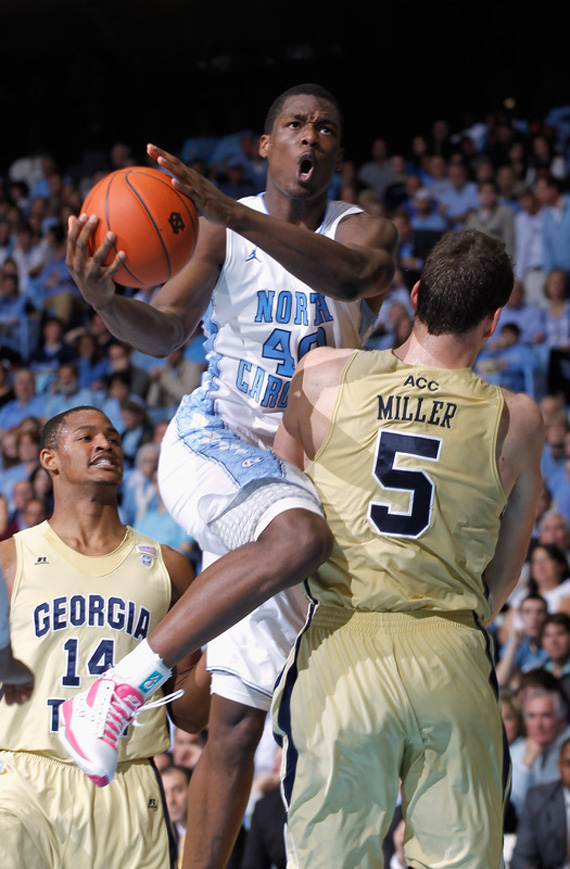 Unc Tar Heels Wear Jordan Cp3.v Coaches Vs Cancer 1