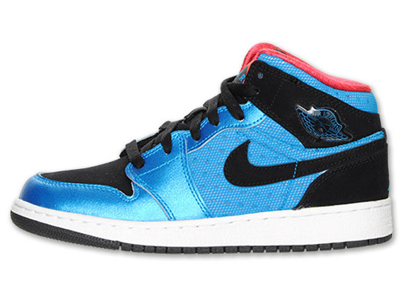 Air Jordan 1 Gs Neptune Blue Black Siren Red 2