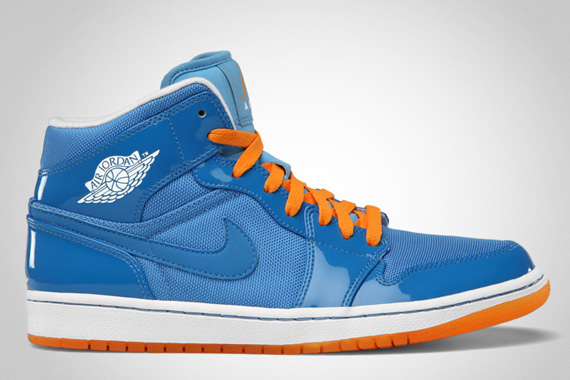 Air Jordan 1 Phat Italy Blue White University Blue Vivid Orange 2