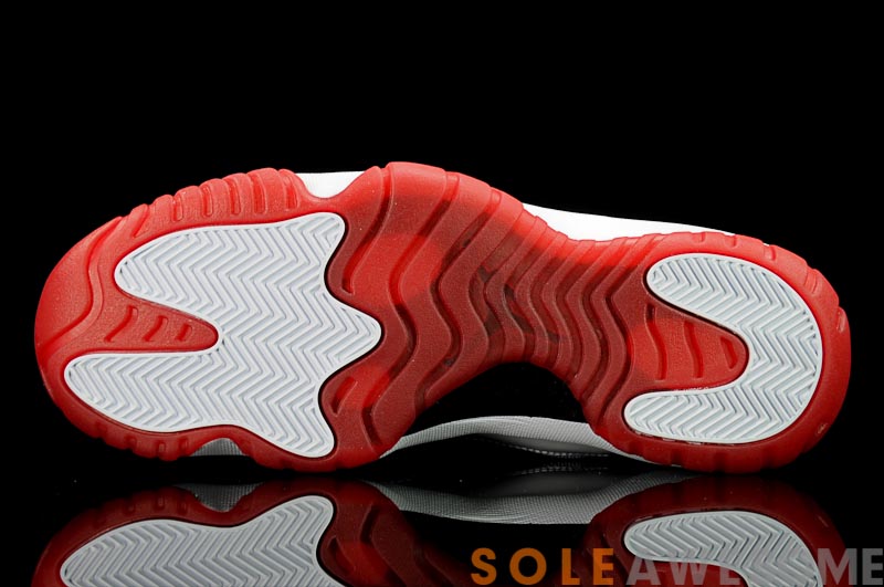 Air Jordan 11 Low White Black Varsity Red Another Look 06