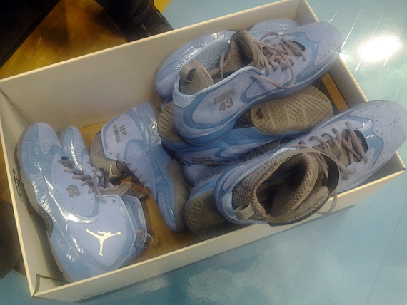 Air Jordan 2012 Unc Tar Heels Pe 1