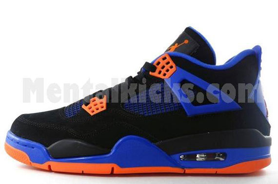 Air Jordan Iv Black Orange Blaze Old Royal 2