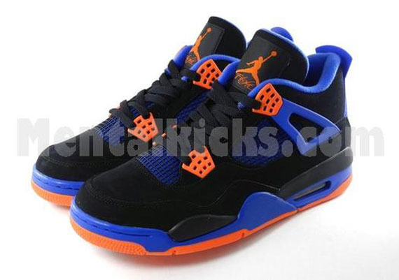 Air Jordan Iv Black Orange Blaze Old Royal 3