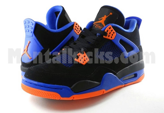 Air Jordan Iv Black Orange Blaze Old Royal 4