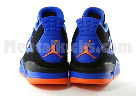 Air Jordan Iv Black Orange Blaze Old Royal 5