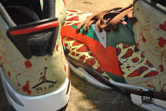 Air Jordan Vi Krueger Customs By El Cappy 1