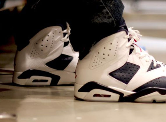 Air Jordan VI ‘Olympic’ – New On-Foot Images