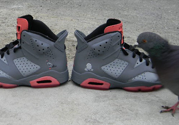 Air Jordan VI 'Pigeon' Customs by Impeccable Scoop