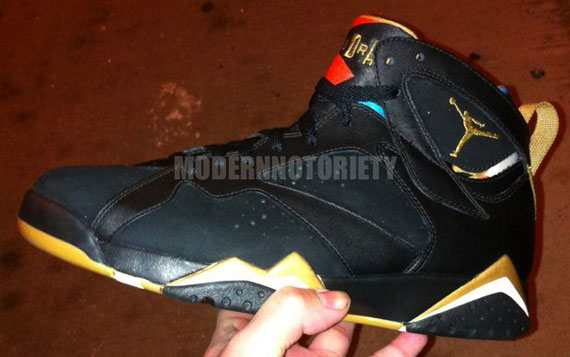 Air Jordan Vii Gold Medal Sample 2