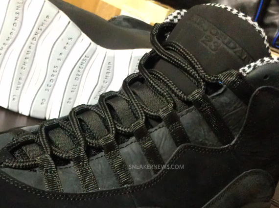 Air Jordan X 'Stealth' - Detailed Look