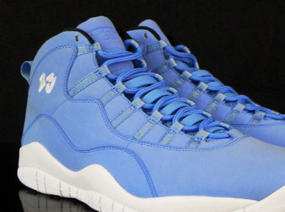 Air Jordan X – University Blue – White | Sample