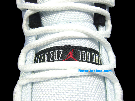 Air Jordan Xi Low White Red Black Rstor 5