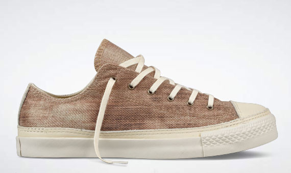 Converse All Star Low Linen Tan White 2