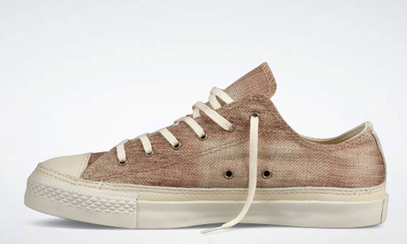 Converse All Star Low Linen Tan White 3