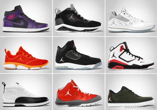 Jordan Brand April 2012 Footwear