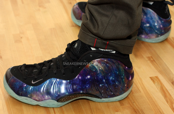 Nike Air Foamposite One Galaxy On Feet 10