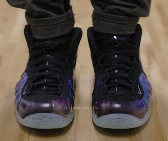 Nike Air Foamposite One Galaxy On Feet 11