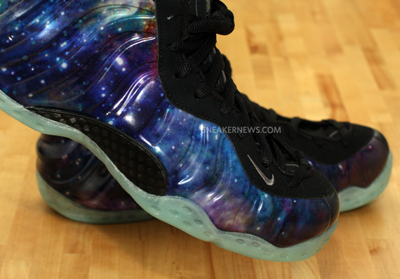 Nike Air Foamposite One Galaxy On Feet 7