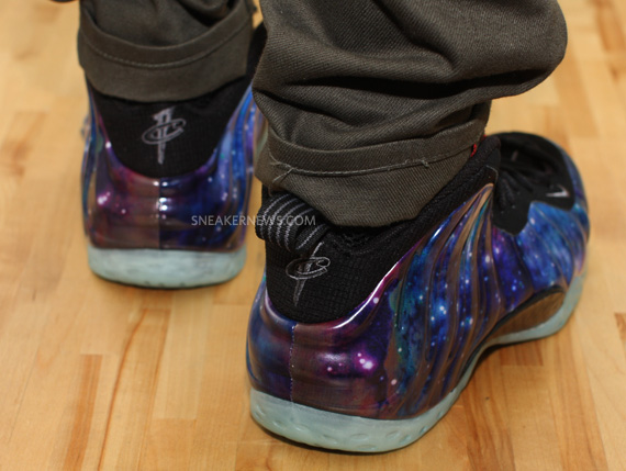 Nike Air Foamposite One Galaxy On Feet 8