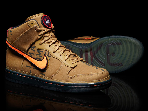 Nike Dunk High All Star 2012 Brown 3