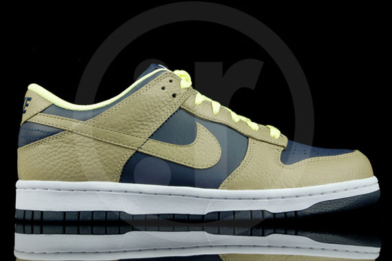 Nike Dunk Low Obsidian Khaki White Lime 1