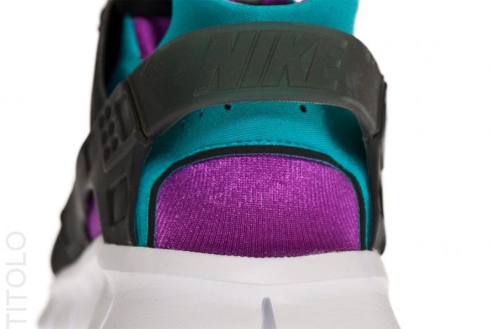 Nike Huarache Free 2012 Black Tropique Magenta 4
