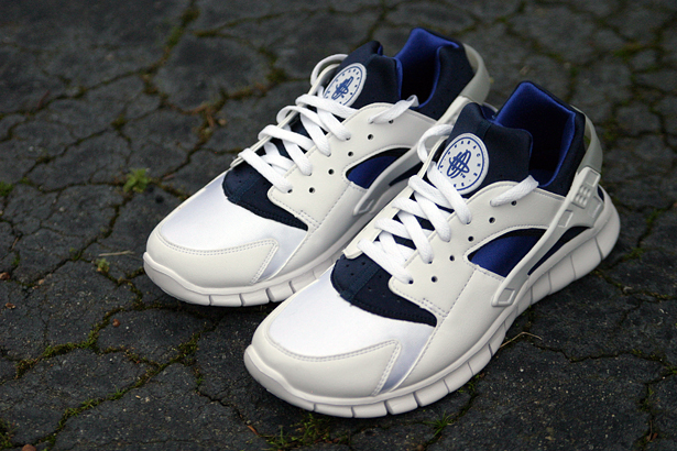 Nike Huarache Free 2012 White Navy Royal 5