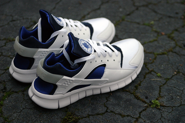 Nike Huarache Free 2012 White Navy Royal 6