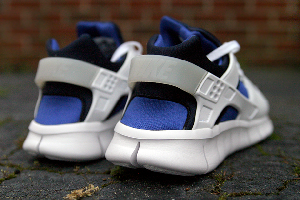 Nike Huarache Free 2012 - White - Navy