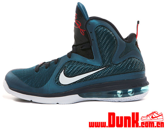 Nike Lebron 9 Green Abyss Obsidian Light Blue Heather 2