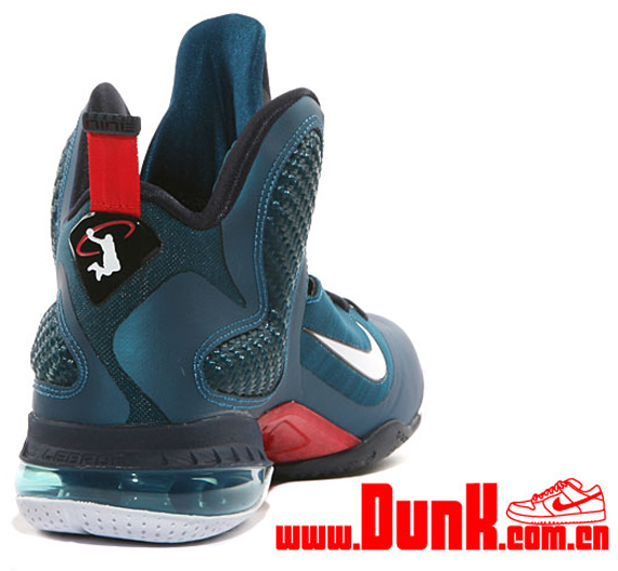 Nike Lebron 9 Green Abyss Obsidian Light Blue Heather 6