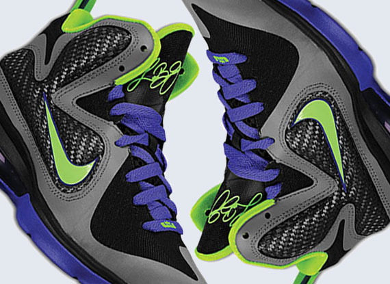 Nike Lebron 9 Gs Grey Purple Volt Available 1