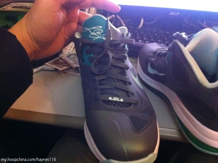 Nike Lebron 9 Low Mint Candy Cool Grey New Green 05