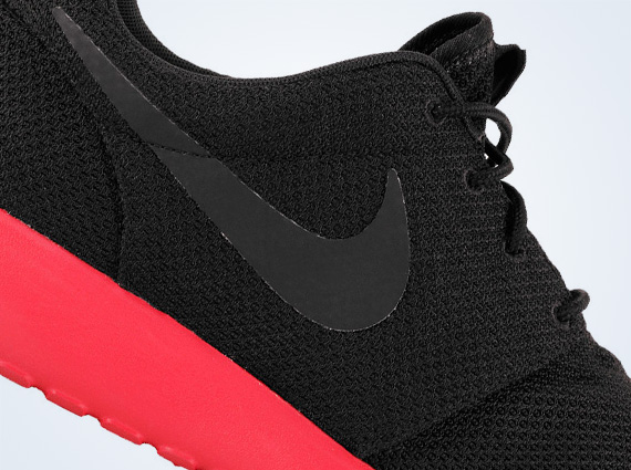 Nike Roshe Run - Black - Anthracite - Siren Red