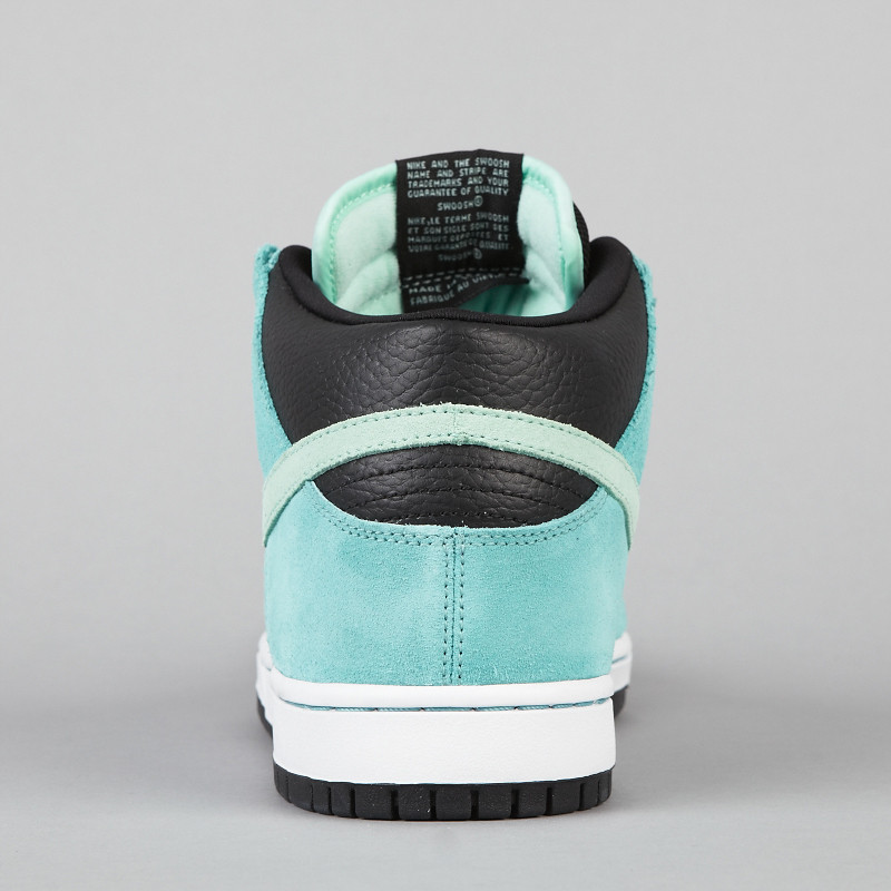 Nike Sb Dunk Mid Pro Black Medium Mint Sea Crystal 5