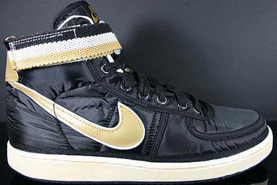 Nike Vandal High Supreme Vintage Black Metallic Gold White 2