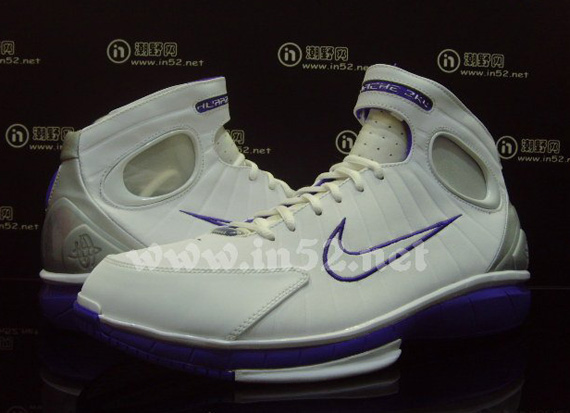 Nike Zoom Huarache 2k4 White Purple In52 10