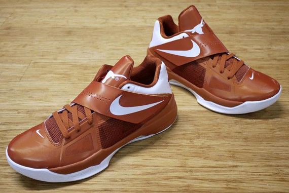 Nike Zoom Kd Iv Texas Longhorns Pe Detailed Images 3