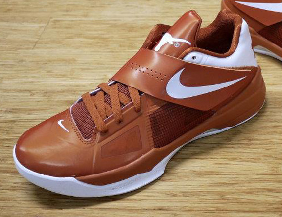 Nike Zoom Kd Iv Texas Longhorns Pe Detailed Images 5