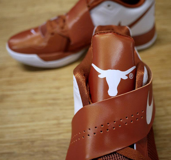 Nike Zoom Kd Iv Texas Longhorns Pe Detailed Images 6