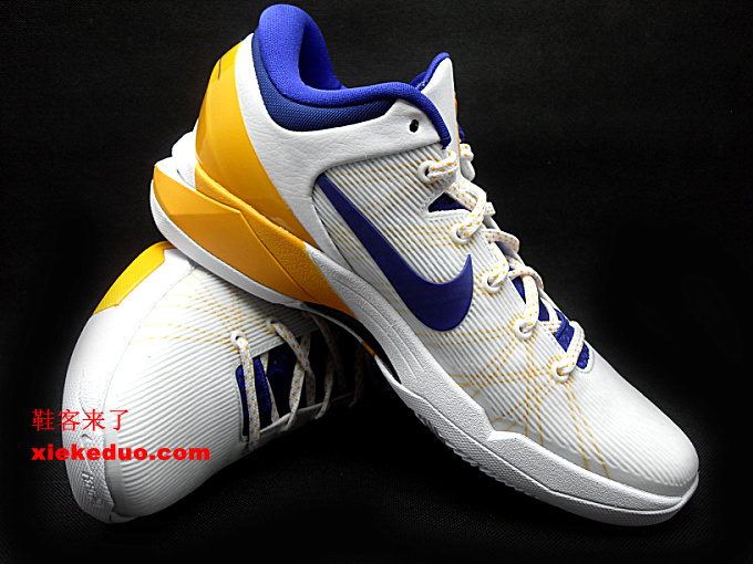 Nike Zoom Kobe Vii White Concord Del Sol 6