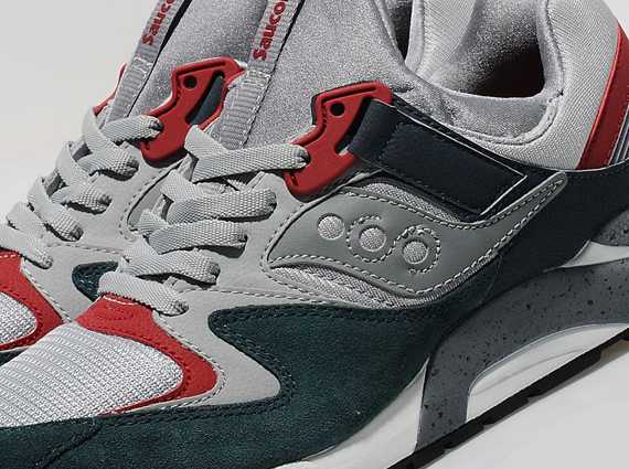 Saucony Grid Navy Red Grey 6